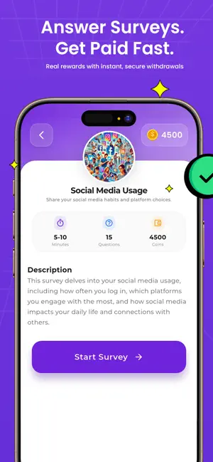 Earnify: MakeMoney Paid Survey screenshot 2