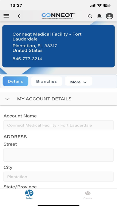 ConneqtX iPhone screenshot 1 - Business app