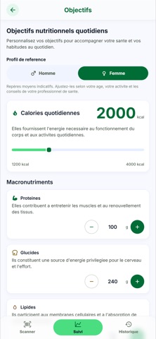 Calio – Scanner alimentaire Screenshot 2 of 5