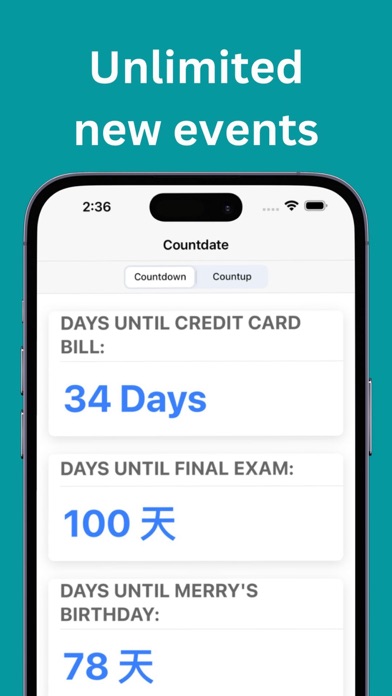 Countdate Screenshot