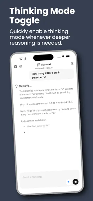 Nano AI - for Ollama iPhone screenshot 3