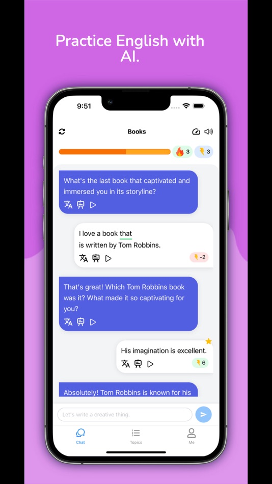 #1. Chat Koala: Practice English! (iOS) Podle: Can Kucukyilmaz