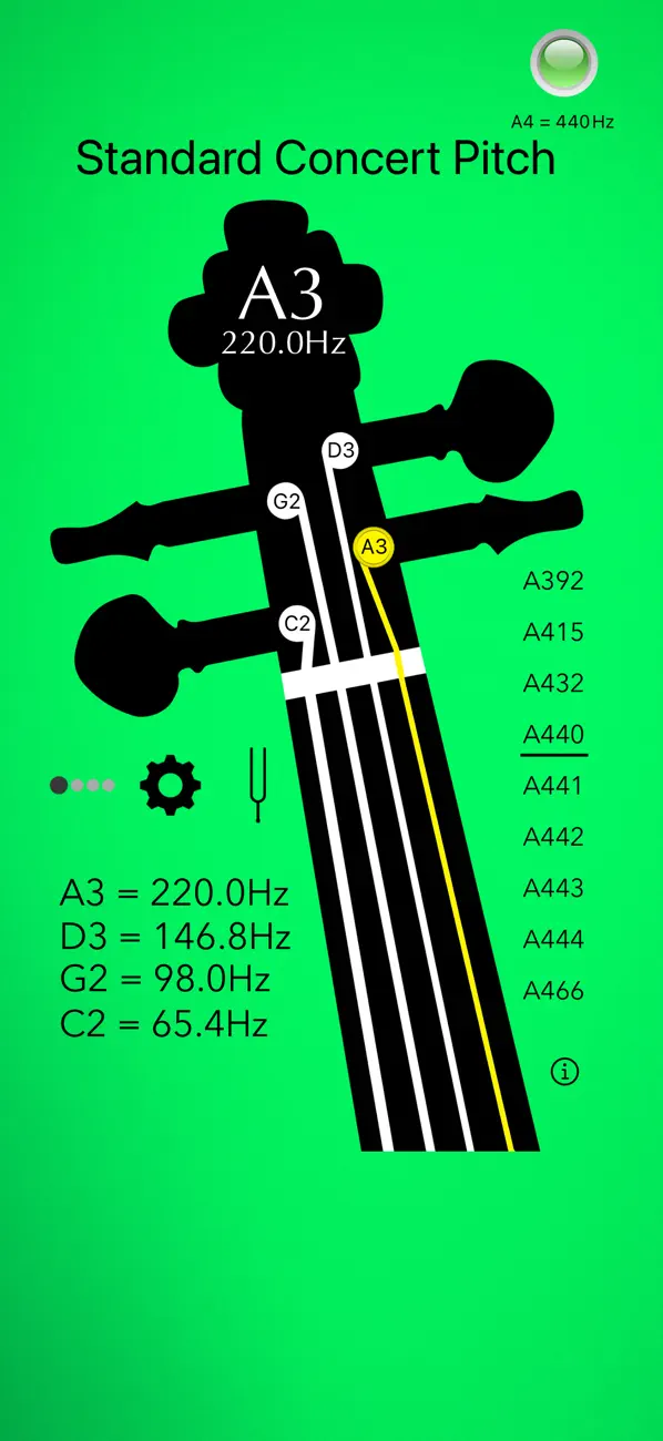 Screenshot #1 pour Accordeur de Violoncelle
