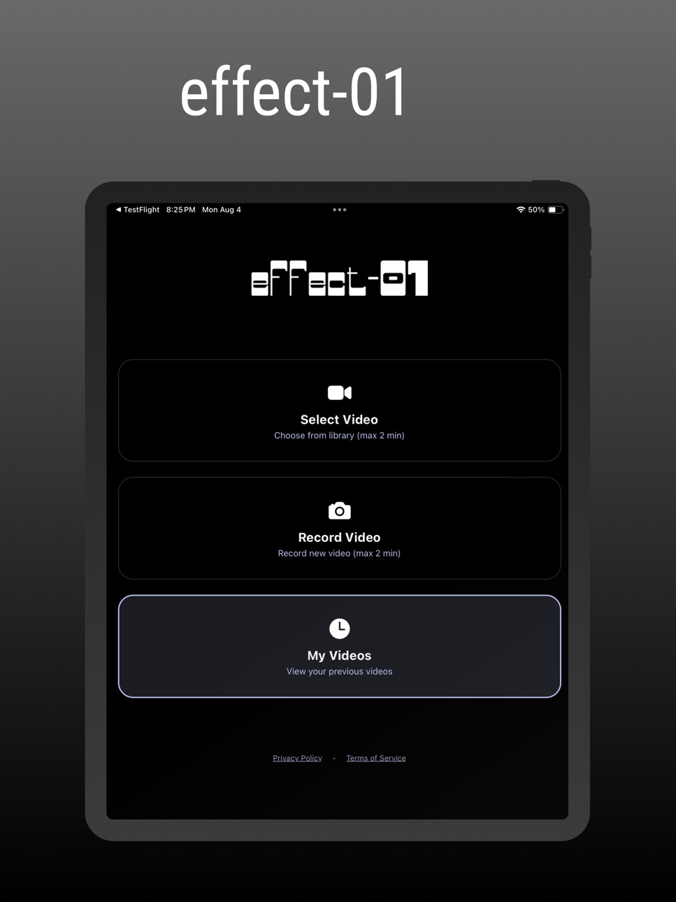 iPad screenshot