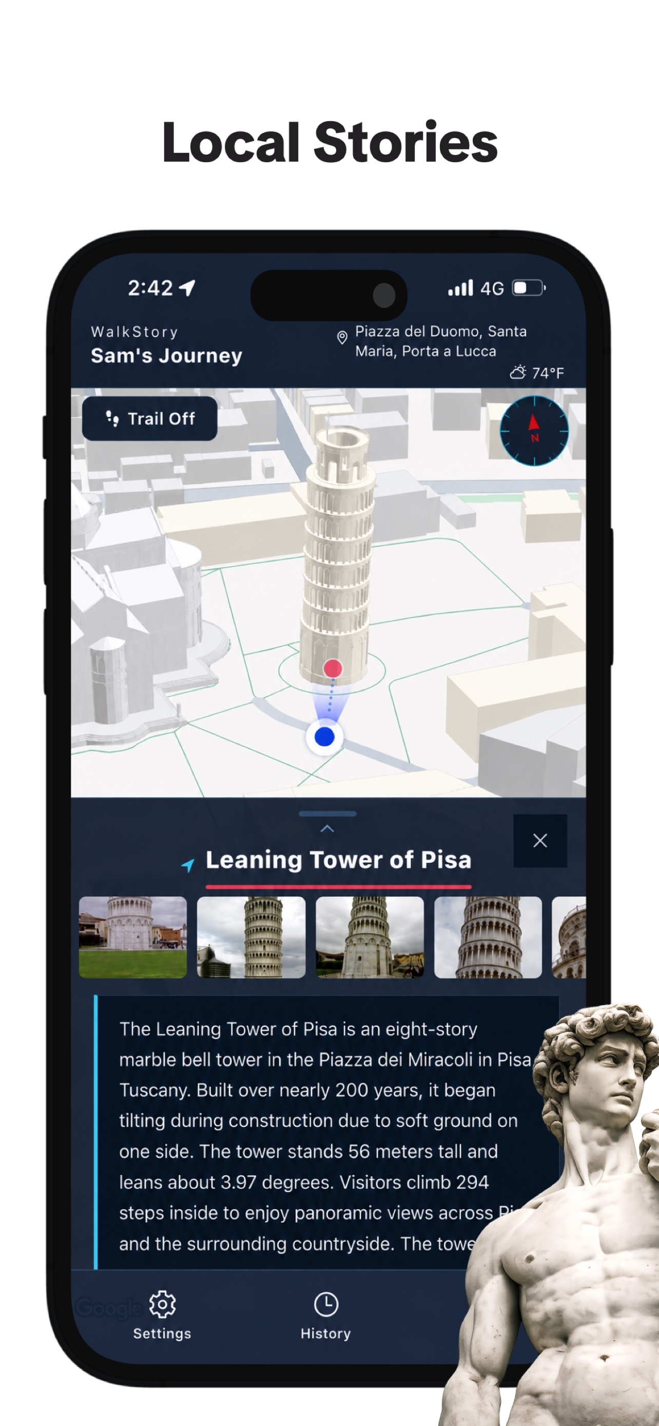 WalkStory: Pocket Local Guide screenshot 2