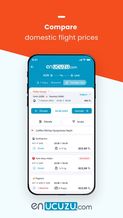 Enucuzu: Flight, Hotel, Bus Screenshot