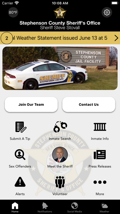 Stephenson County Sheriff IL Screenshot