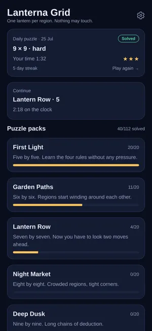 Lanterna Grid screenshot 1