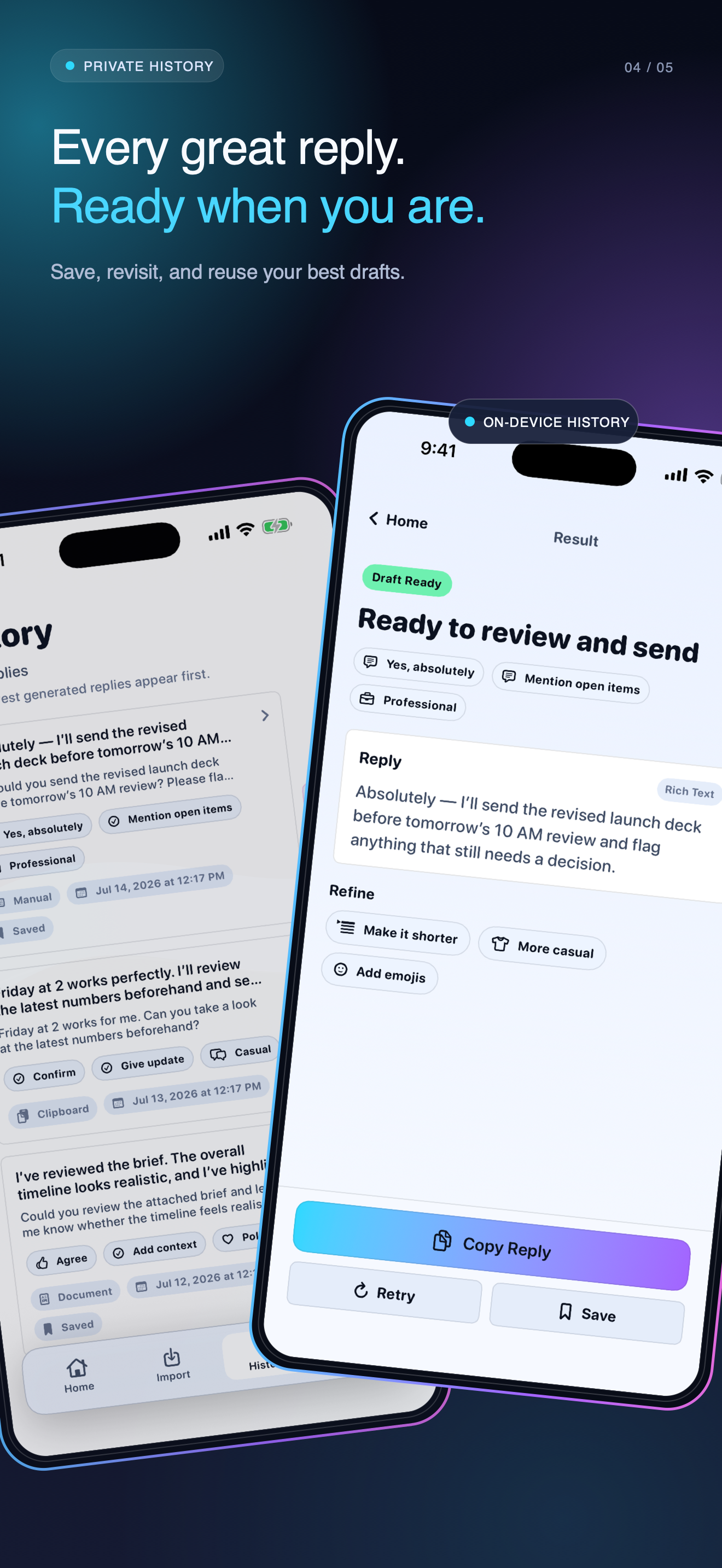 Too Cool To Type: AI Reply screenshot 5