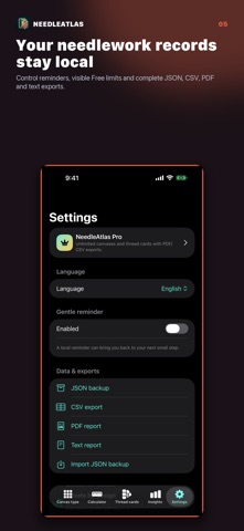 NeedleAtlas: Canvas Planner Screenshot 5 of 6