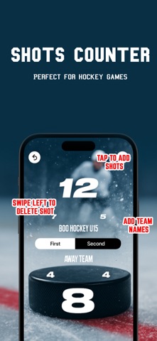 Hockey Shots Counter screenshot