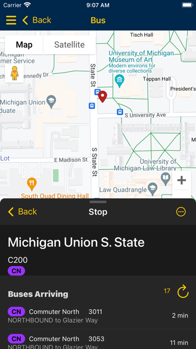 University of Michigan Screenshot