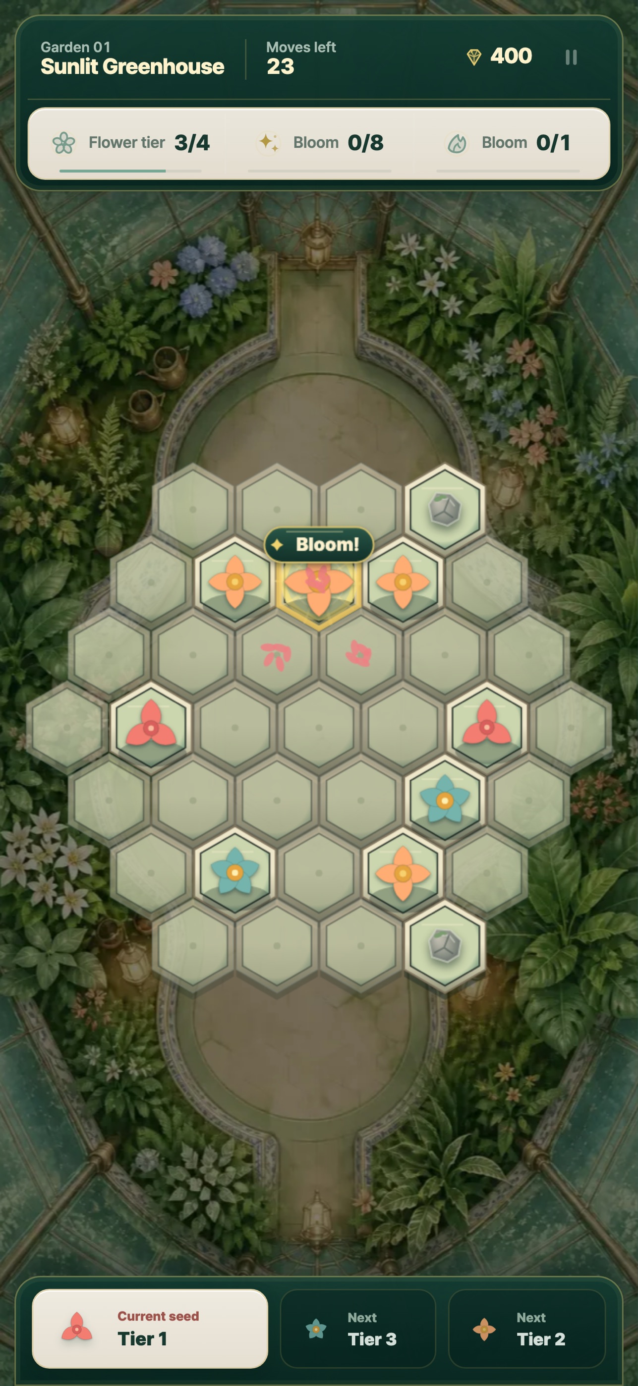 Screenshot 2 of GardenFuse: Puzzle Game