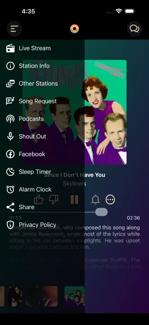 CV Radio screenshot 2