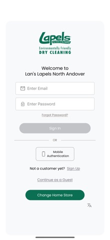 Lapels app screenshot 1