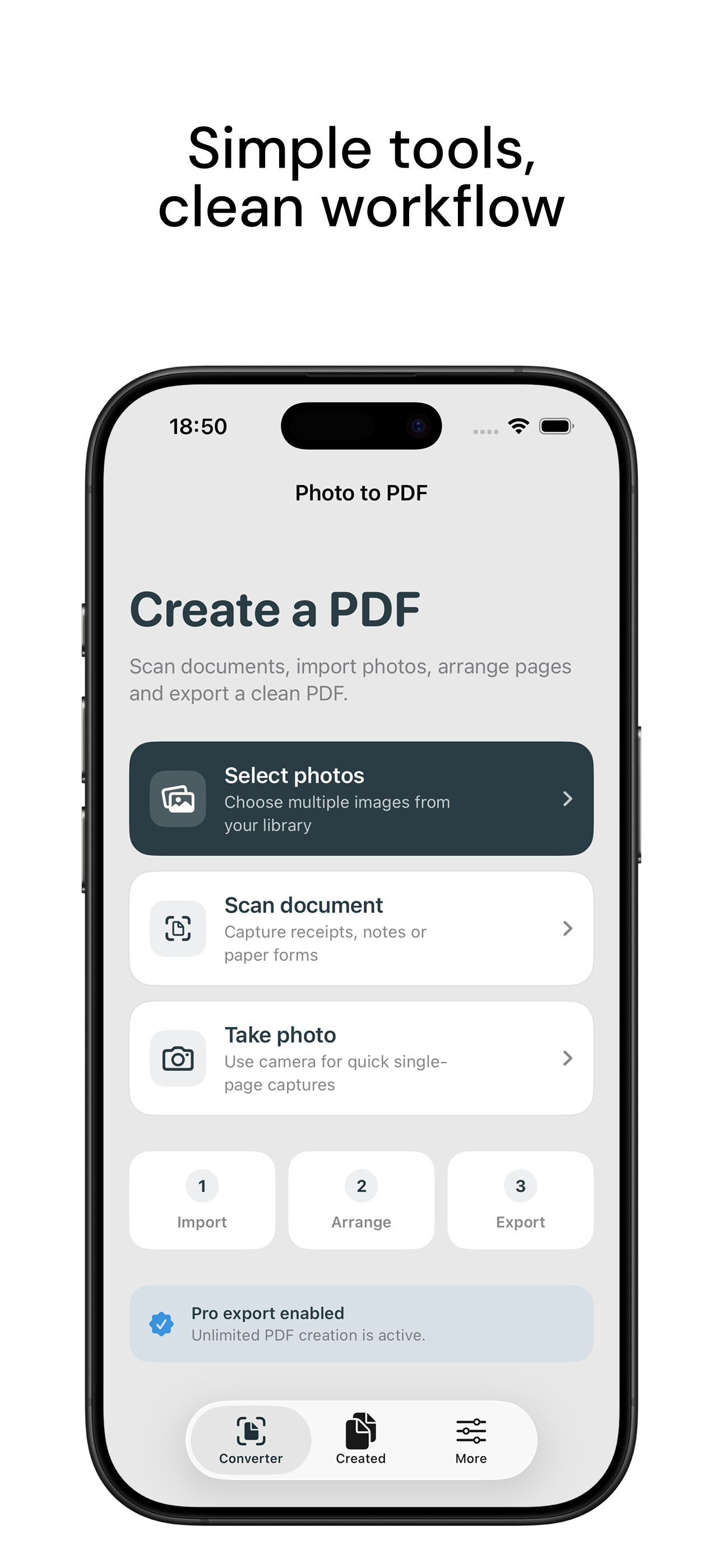 JPG to PDF Converter Photo PDF