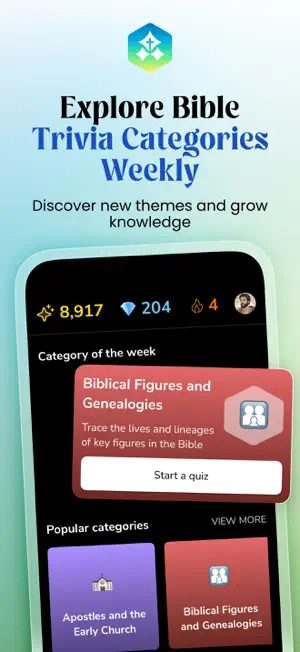 Bible Trivia Quiz: Bible Scout screenshot 1