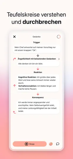 Screenshot von Feelway: KI Mentale Gesundheit auf dem iPhone 4