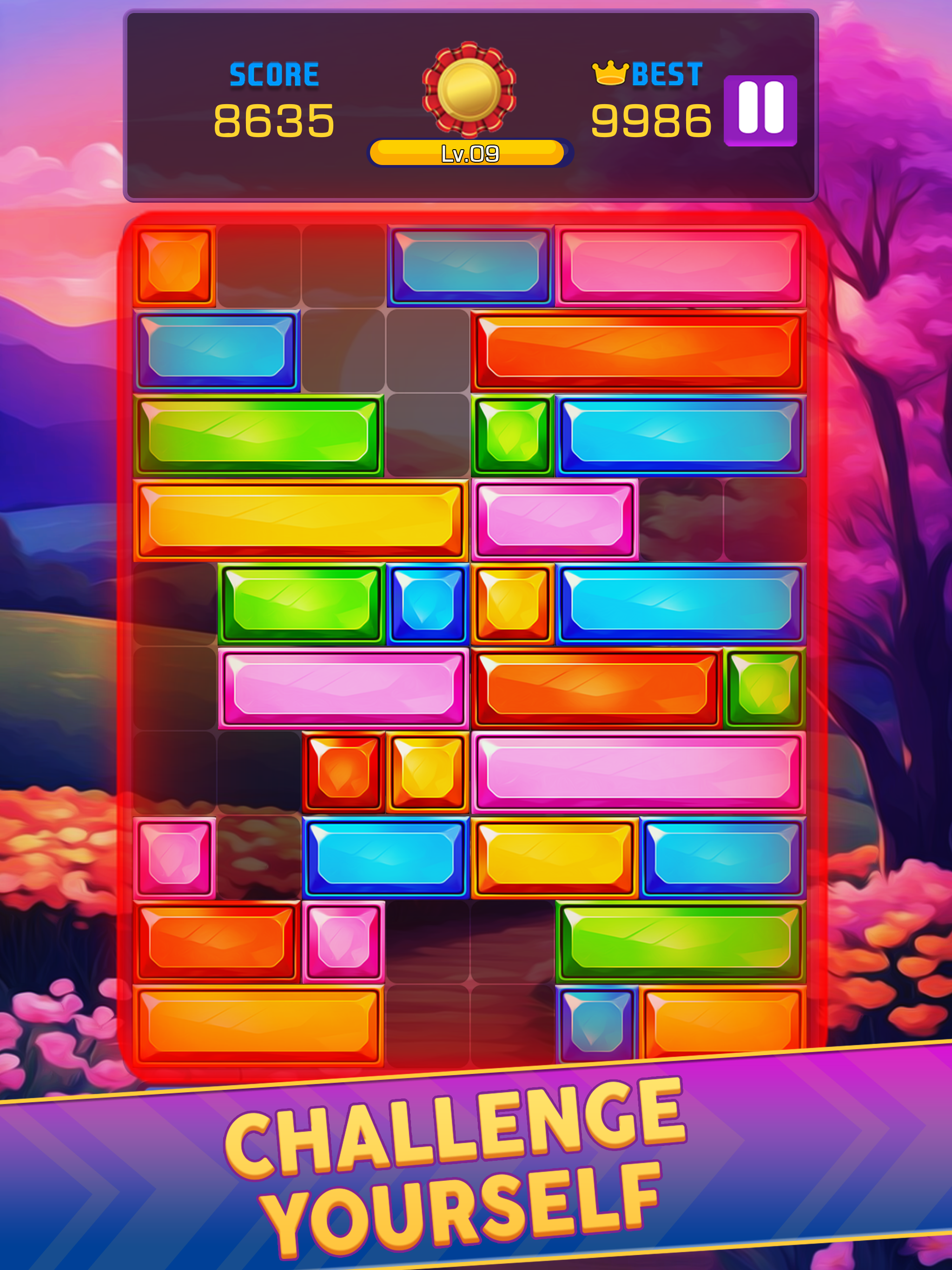 Jewel Block - Sliding Puzzle screenshot 10