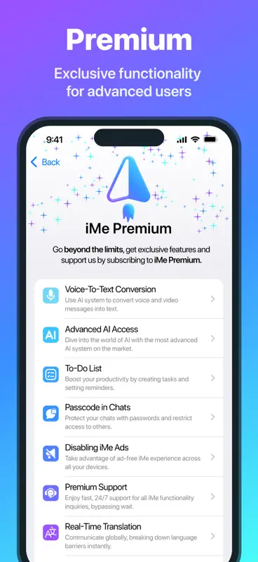 iMe: Telegram AI Messenger screenshot 7 of 8