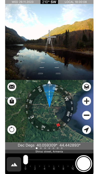 Screenshot #1 pour Direction Compass Camera