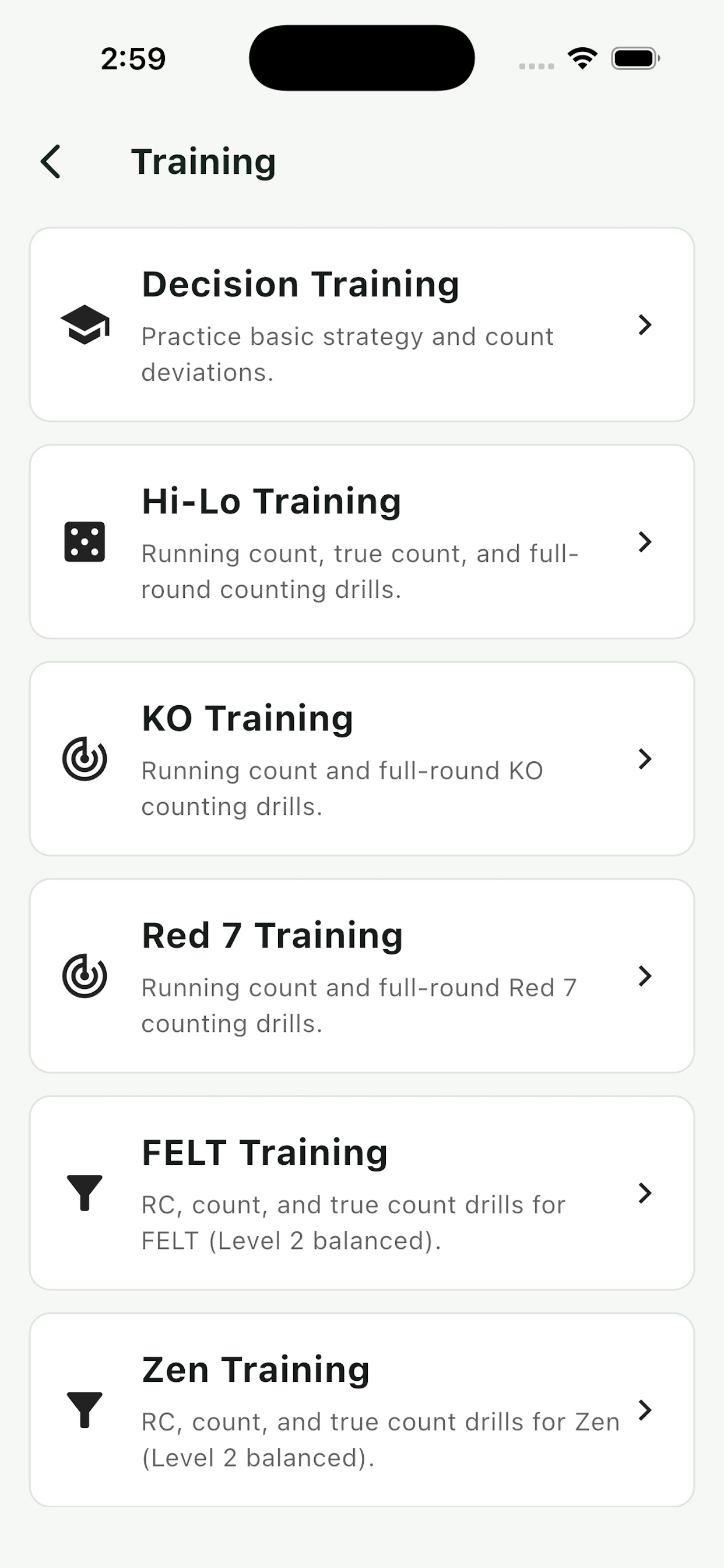Screenshot 4 of BJ Card Counting Trainer