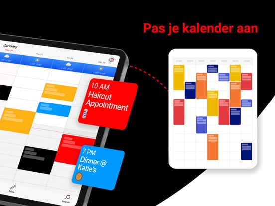 Week Calendar - Slimme Planner iPad app afbeelding 2