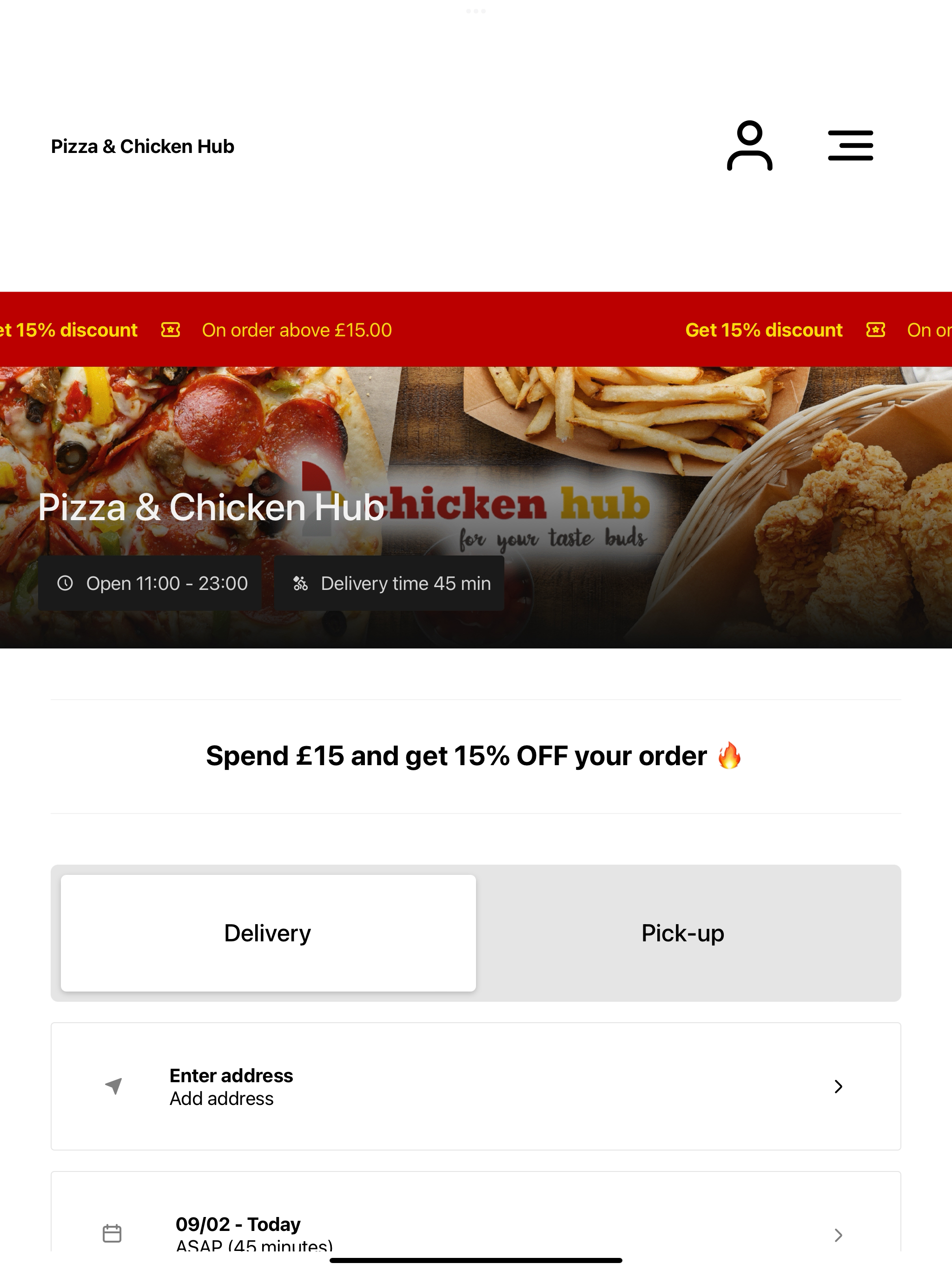 Pizza & Chicken Hub