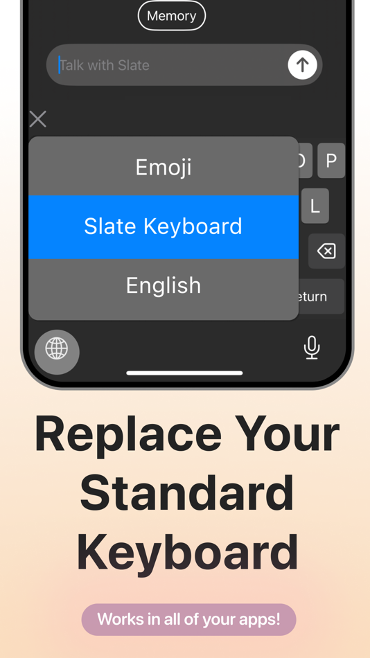 #3. Slate - Magical Keyboard (iOS) 来自: Favs HQ, Inc.