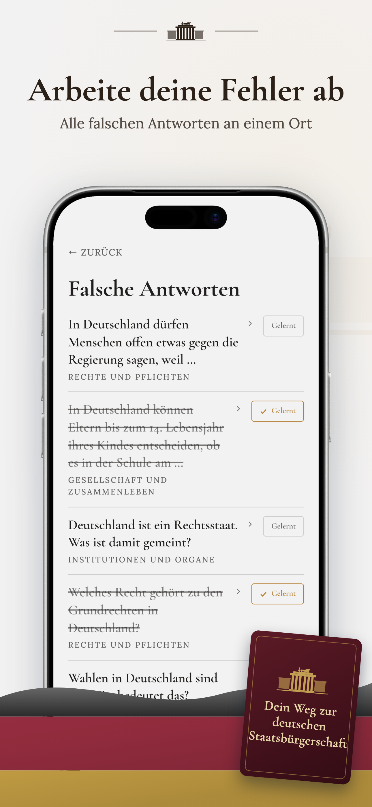 Einbürgerungstest: German Exam screenshot 5