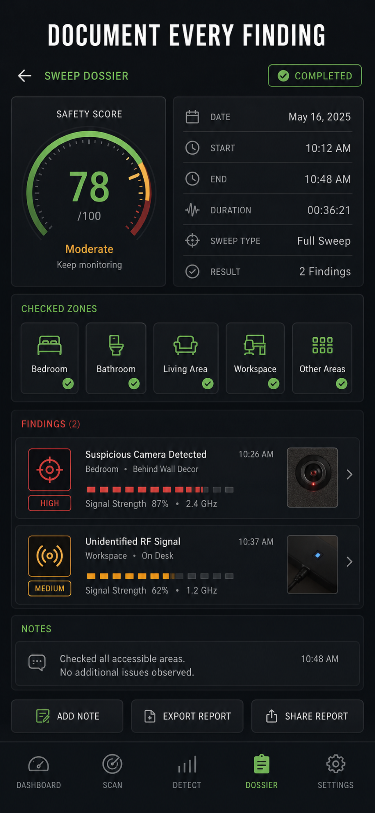 Spy Cam Detector: Bug Radar screenshot 9