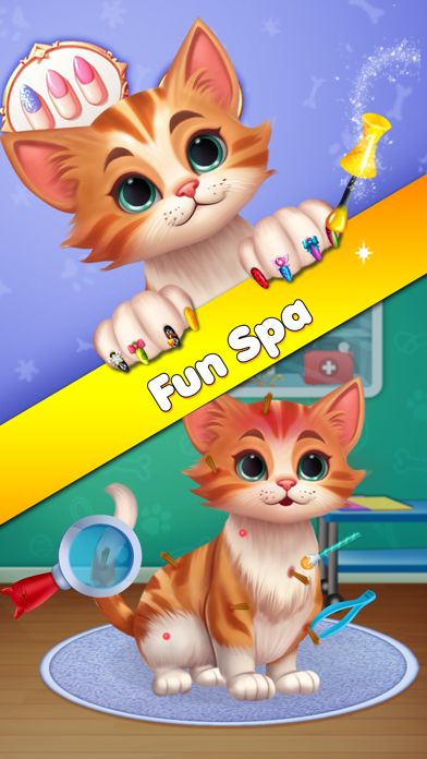 Cat Daycare Salon Kitty Game Screenshot