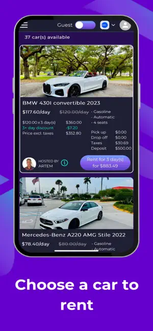 Rentality screenshot 2