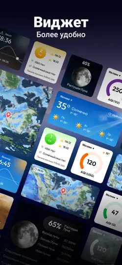 Скриншот Weatherly:Forecast&Radar на iPhone 5