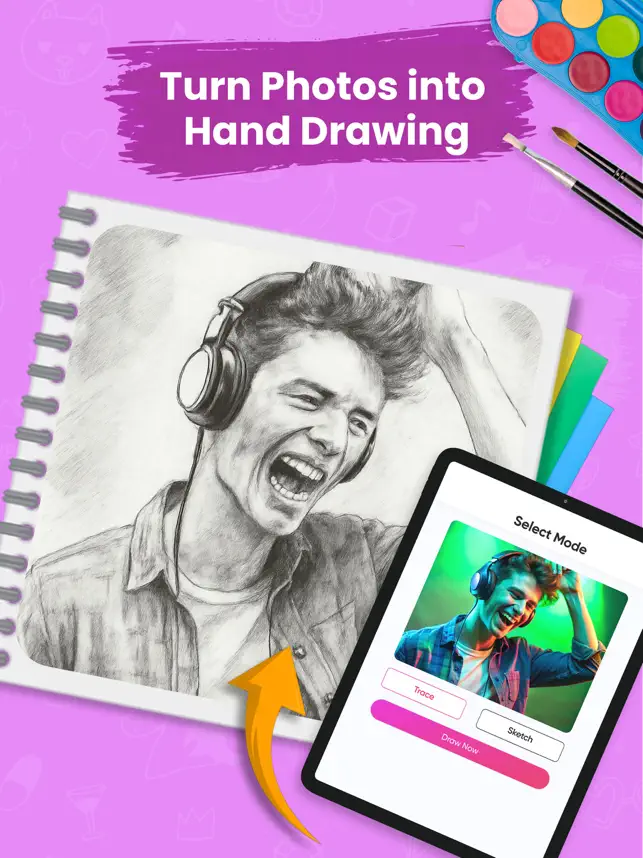 Drawing Sketch: AR Draw by Cam9+_2