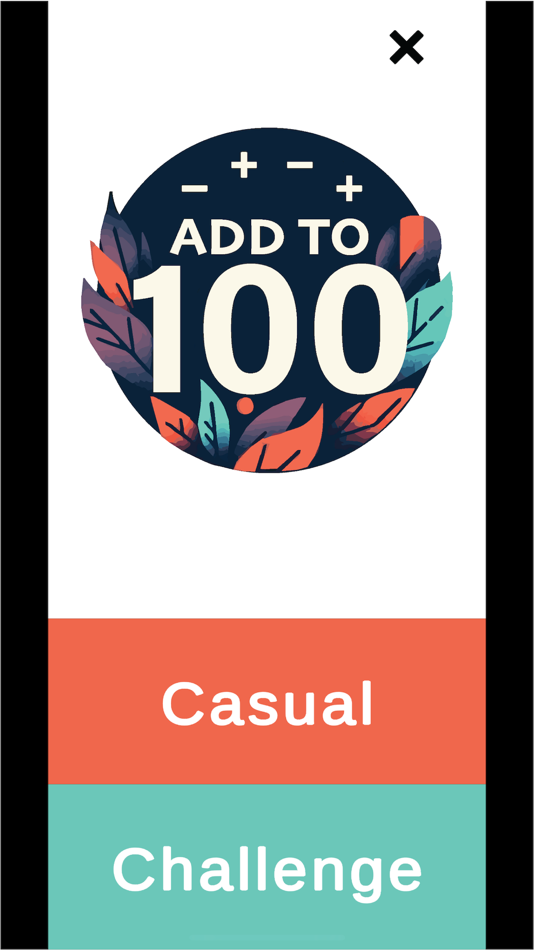 #1. Add To 100: Brain-Teasing Fun (iOS) 由: Gary Leonard