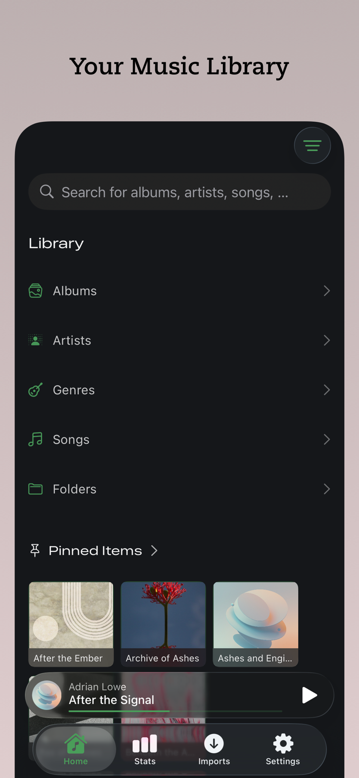 Muziqi - Pro Music Player screenshot 2