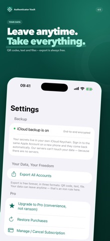 Authenticator Vault Screenshot 4 of 5