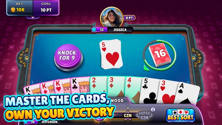 Gin Rummy Super: Fun Card Game screenshot-0