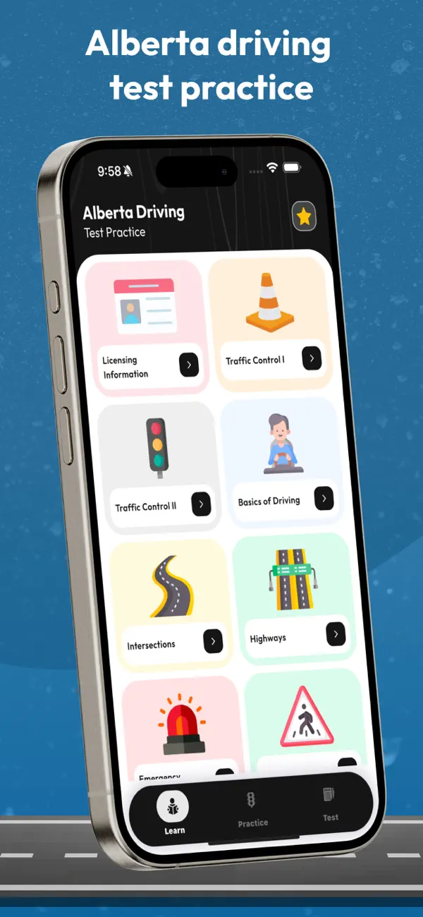 Screenshot #1 pour Alberta Driver License Test