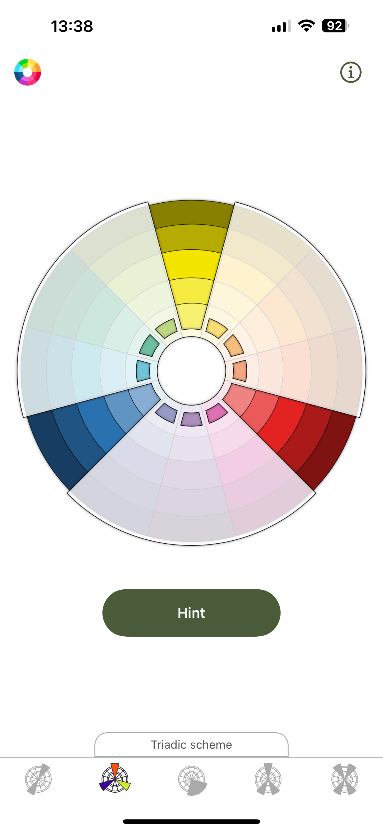 Tinto: Personal Color Wheel