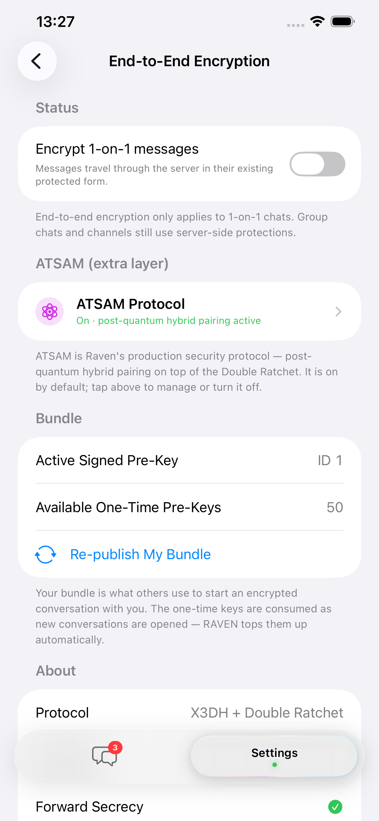 Raven Messenger screenshot 9