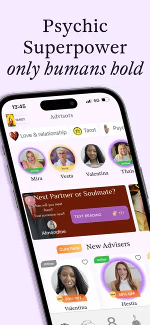 Adastra: Psychic Reading Chat screenshot 1
