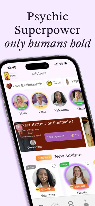 Adastra: Psychic Reading Chat screenshot 1 of 7
