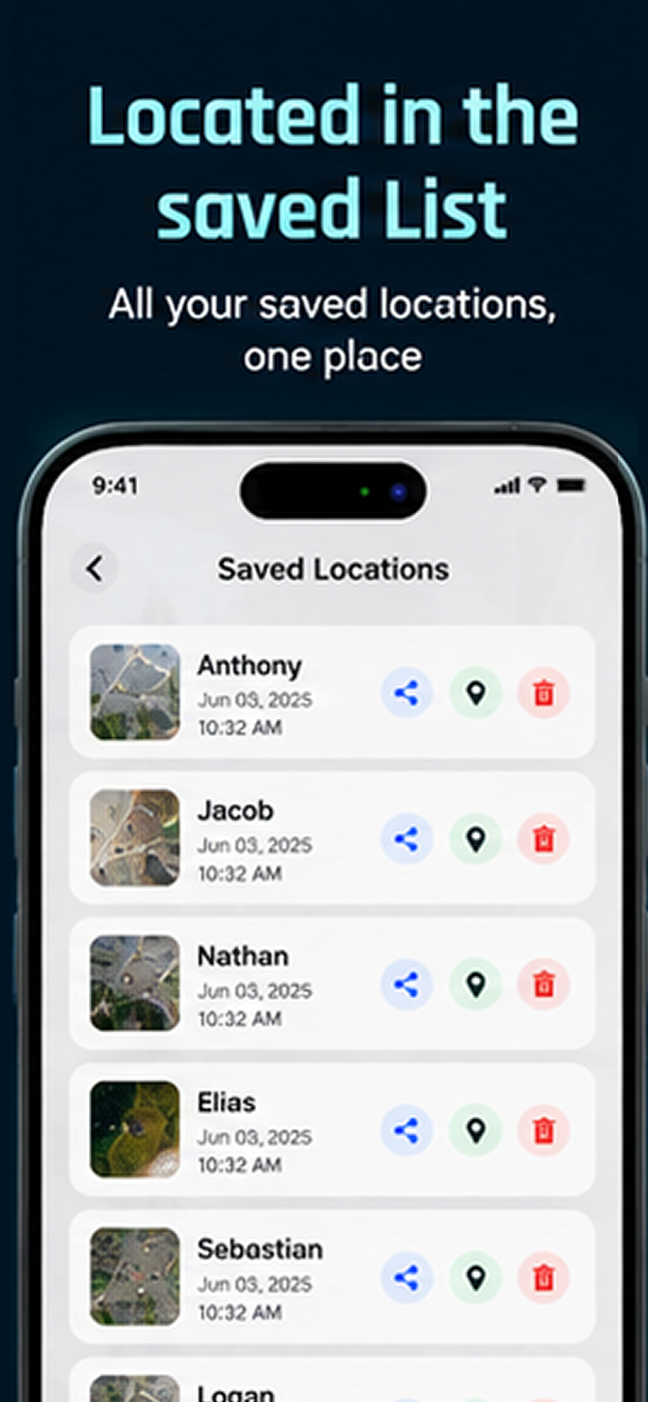 GPS Save Route & Location