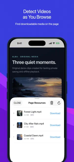 ALBA: Video Saver & Vault screenshot 2