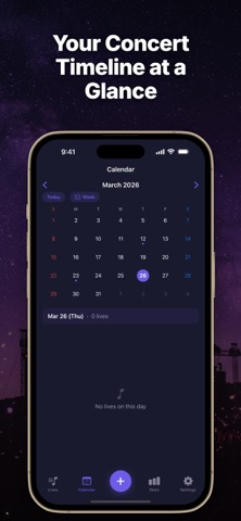 Setlist Diary - Concert Log screenshot