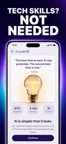 3 Minute AI: Learn AI Skills screenshot