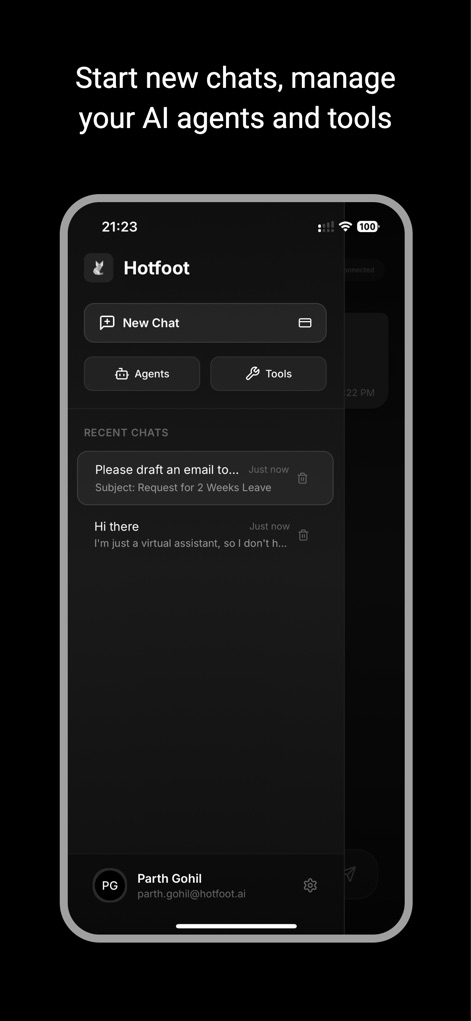 Hotfoot AI - Developer Tools App | MWM