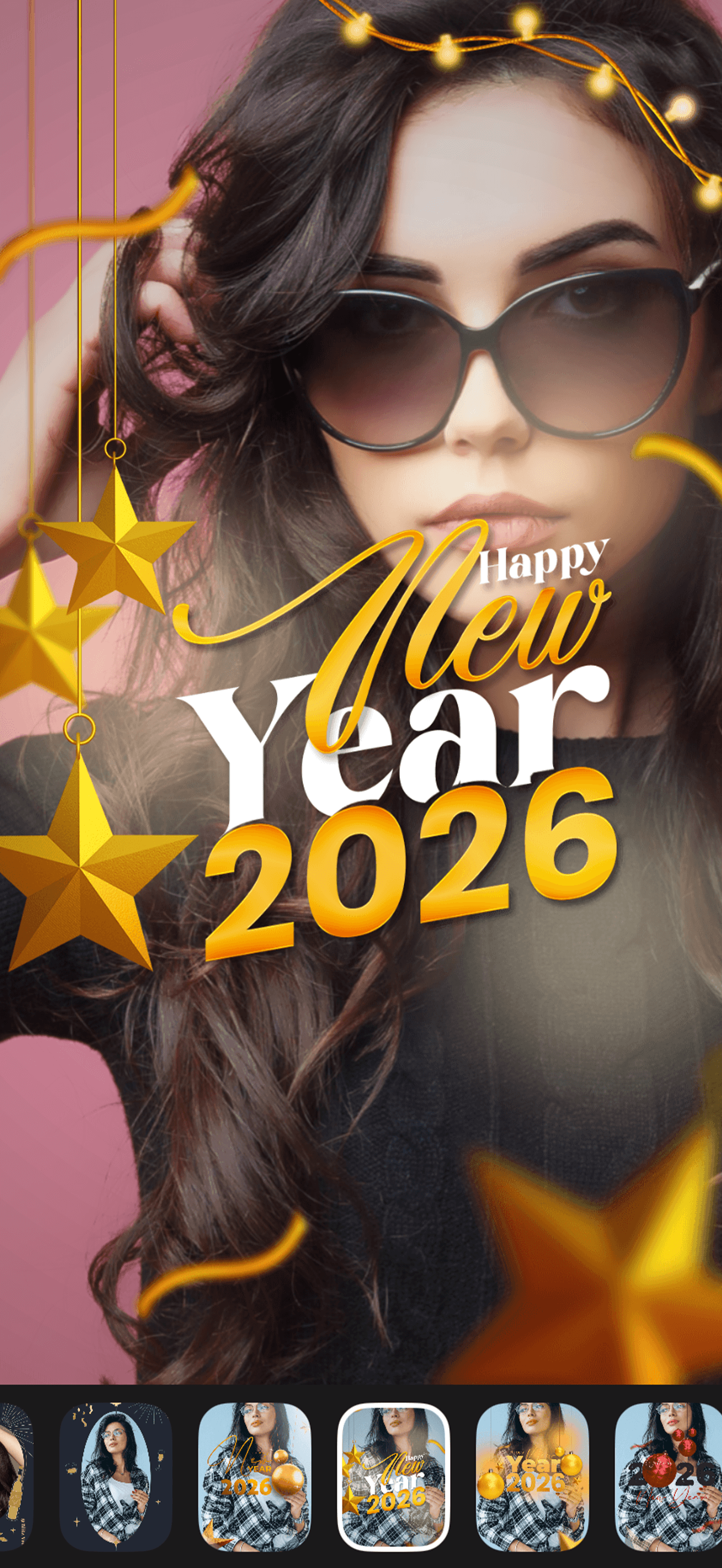 New Year Frames And Greetings